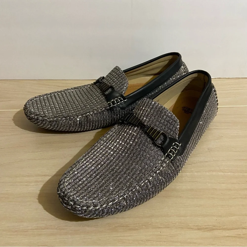 Royal Shoes Moccasin Driving Shoe Sparkling Slip On Glittery Formal Sz 11 Moc-64